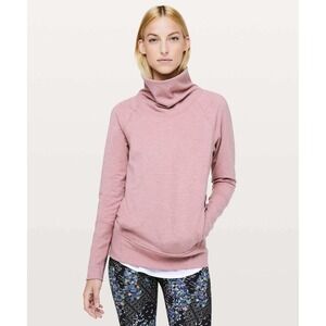 Lululemon Pullover Top Womens Size 10 Heathered Mauve Minimalist Athleisure